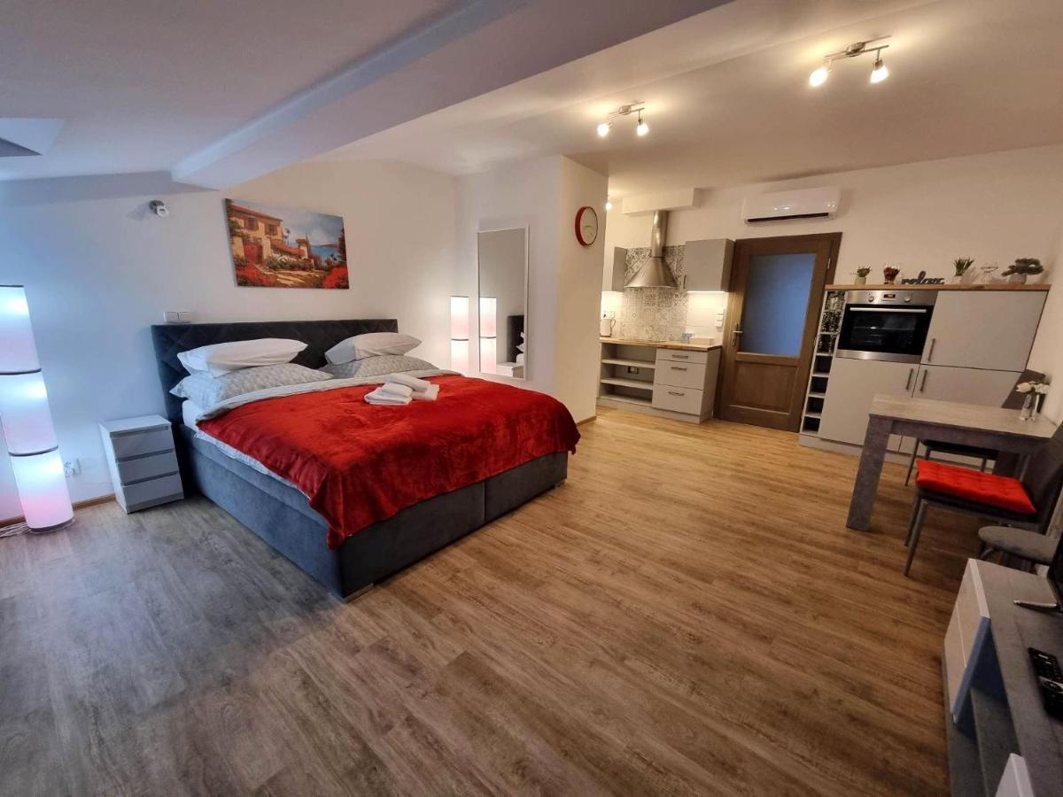 Hradec Králové Podkrovni Studio Na Velkem Namesti S Wi-Fi Zdarma מראה חיצוני תמונה